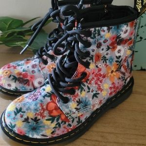 Kids  Floral Doc Marten